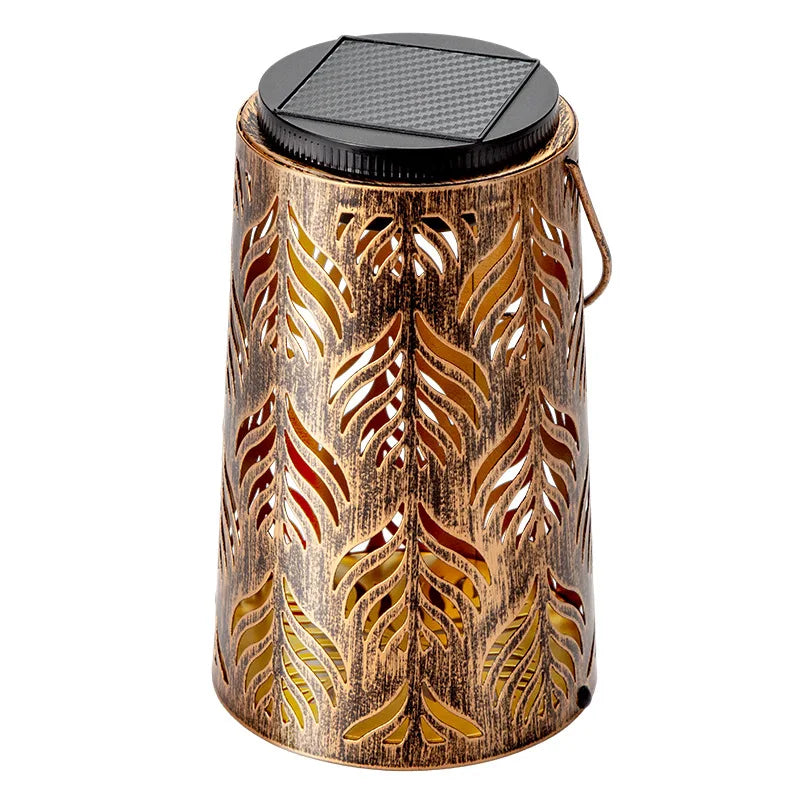 Solar-powered Hanging Lamps, Garden Lamps, Outdoor Landscape Balconies, Home Decoration, Garden Retro Iron Lanterns Oasis Select