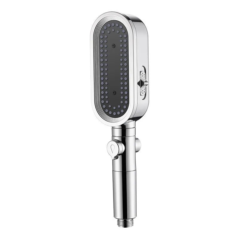 New Design 3 Modes High Pressure Shower Head Built-in Filter Handheld Adjustable Button Water Saving Nozzle Bathroom Accessories Oasis Select