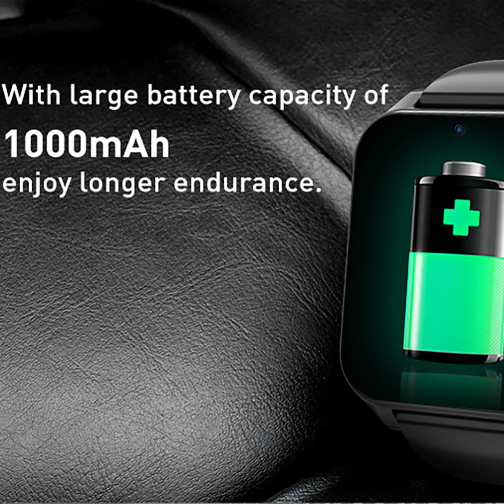 RAM 4GB ROM 64GB 1.99 Inch 4G Call Smart Watch GPS Wifi Smartwatch Dual Camera SIM Heartrate Testing Waterproof Sports Men Gift Oasis Select