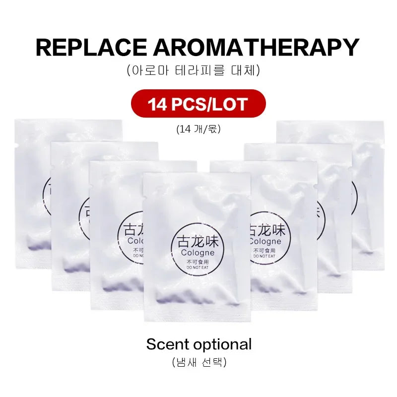 7/14/24PCS Car Air Freshener Export Car Air Conditioner Outlet Solid Perfume Car Perfume Stick Refill 7 Flavor Car Air Freshener Oasis Select 14 Pcs Cologne