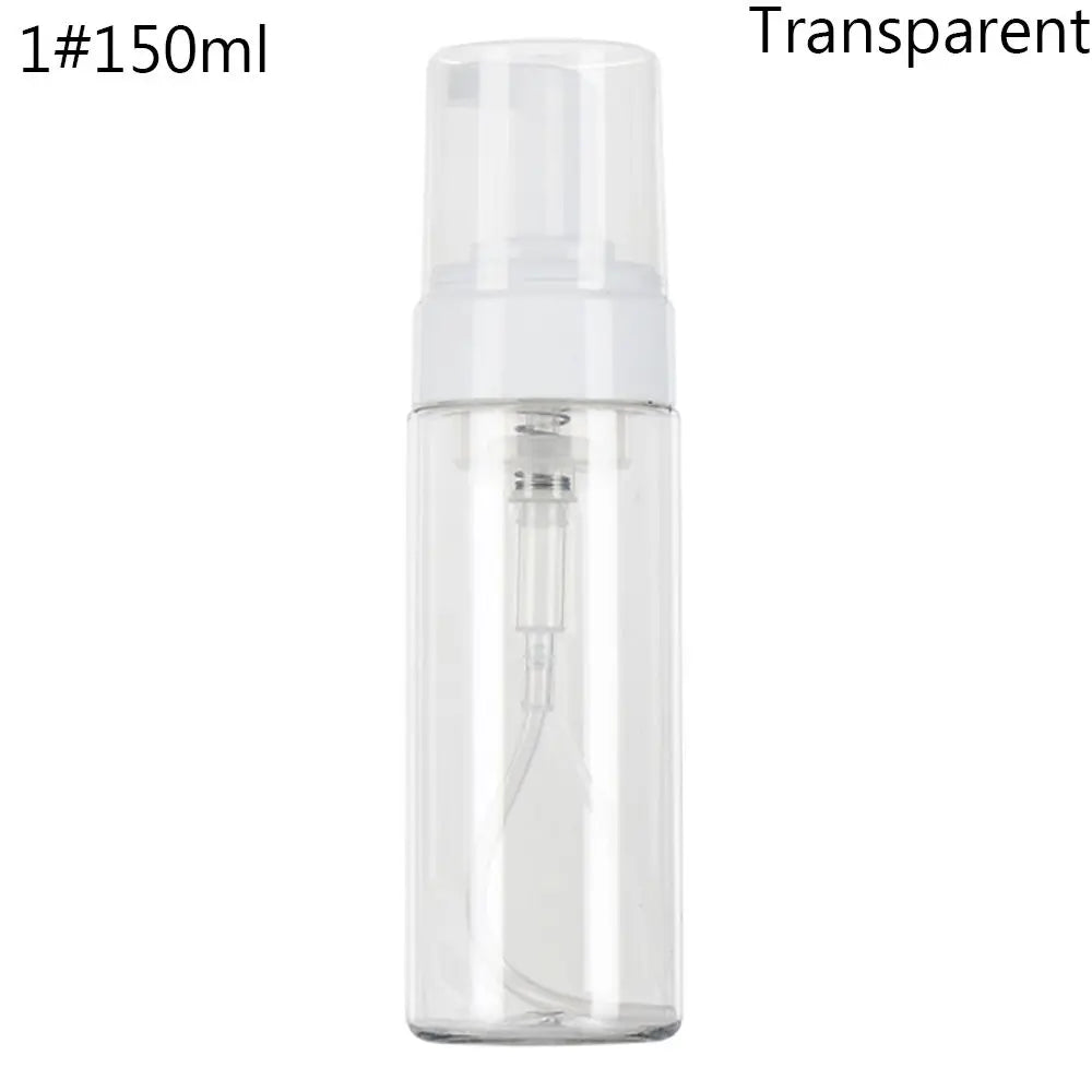 Clear Blue Shampoo Lotion Shower Gel Foam Pump Bottles Foaming Bottle Liquid Soap Whipped Mousse Points Bottling Oasis Select Transparent-1-150ml