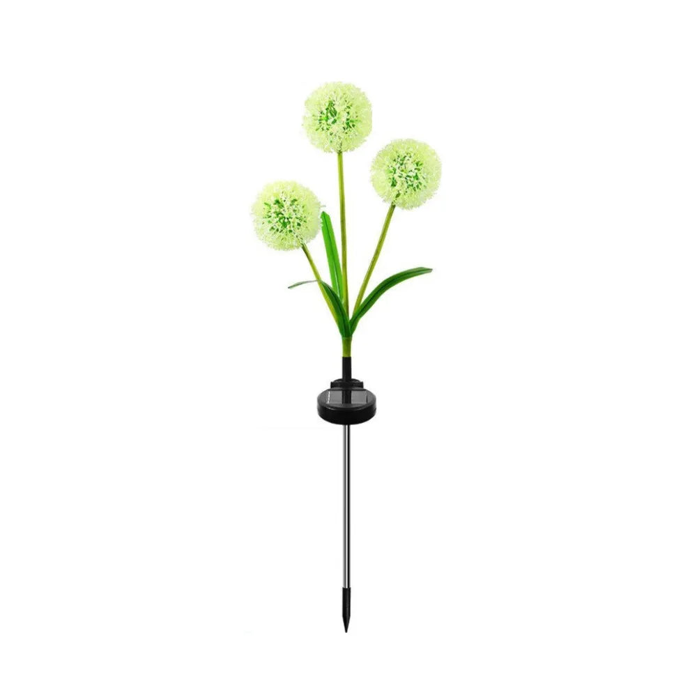 Solar Onion Ball Garden Stake Light – Waterproof LED Lamp