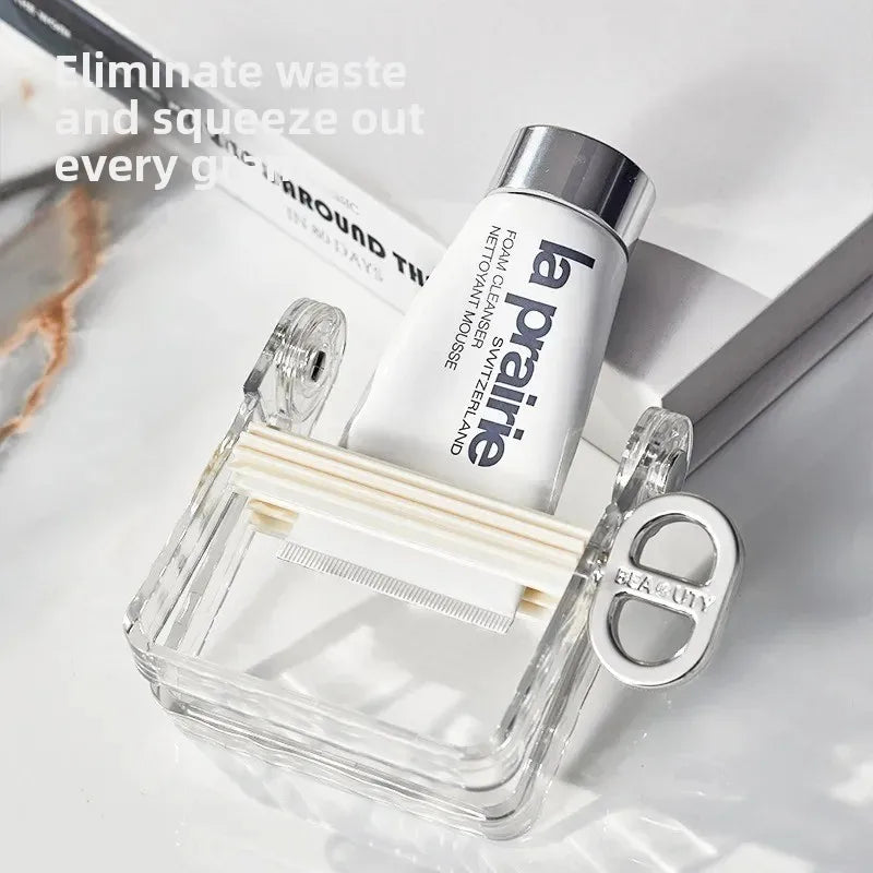 1pcs Rolling Tube Squeezer Toothpaste Dispenser Holder Multi-Purpose Cosmetic Cream Squeezer for Bathroom Makeup Organize Oasis Select