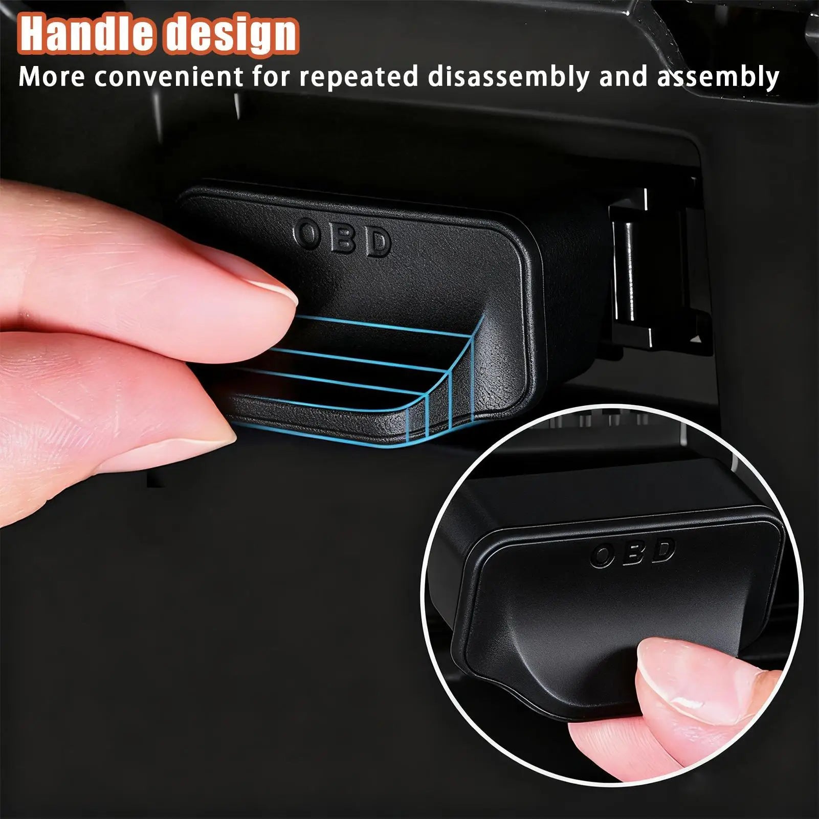 1PC Car OBD Port Dust Cover Universal Silicone Waterproof Protector Auto Diagnostic Connector Plug Cap Interior Decor Accessorie Oasis Select