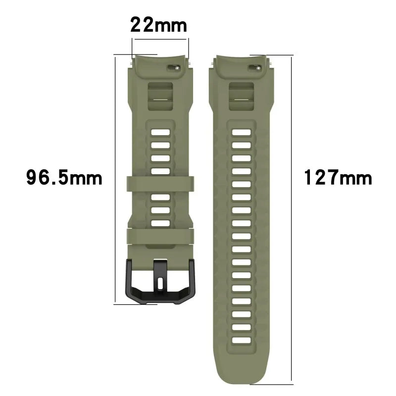Silicone Sport Strap for Amazfit T-Rex 3 Pro Watchband Watch Strap Oasis Select