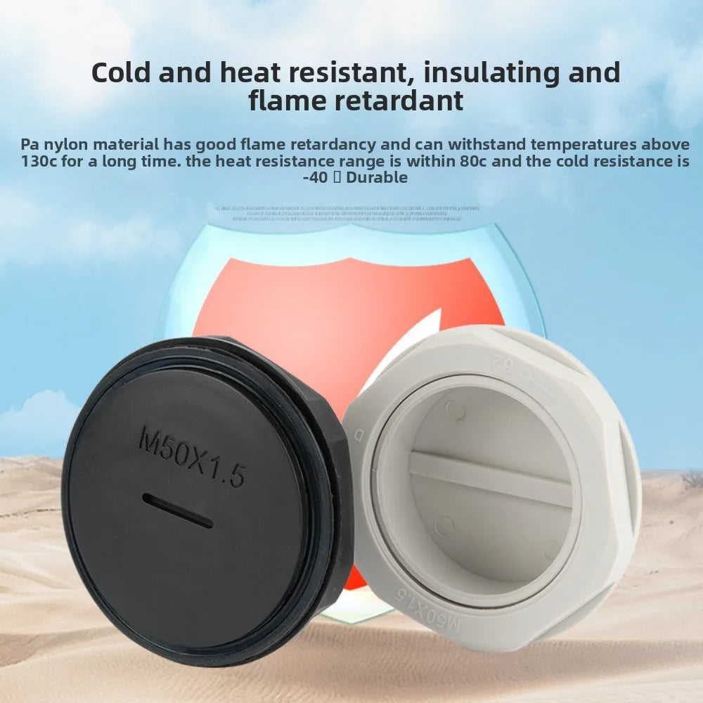 M12-PG63 plastic nylon cable screw gland thread cord grip waterproof ip68 cable joint connector Oasis Select