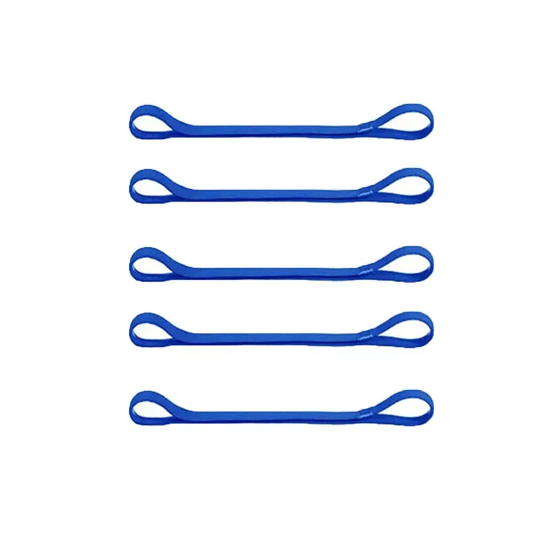 5/10pcs Sweat Absorbing Moisture Non-Slip Sports Hair Band Running Mountaineering Badminton Multifunctional Elastic Hair Band Oasis Select royal blue-5pcs
