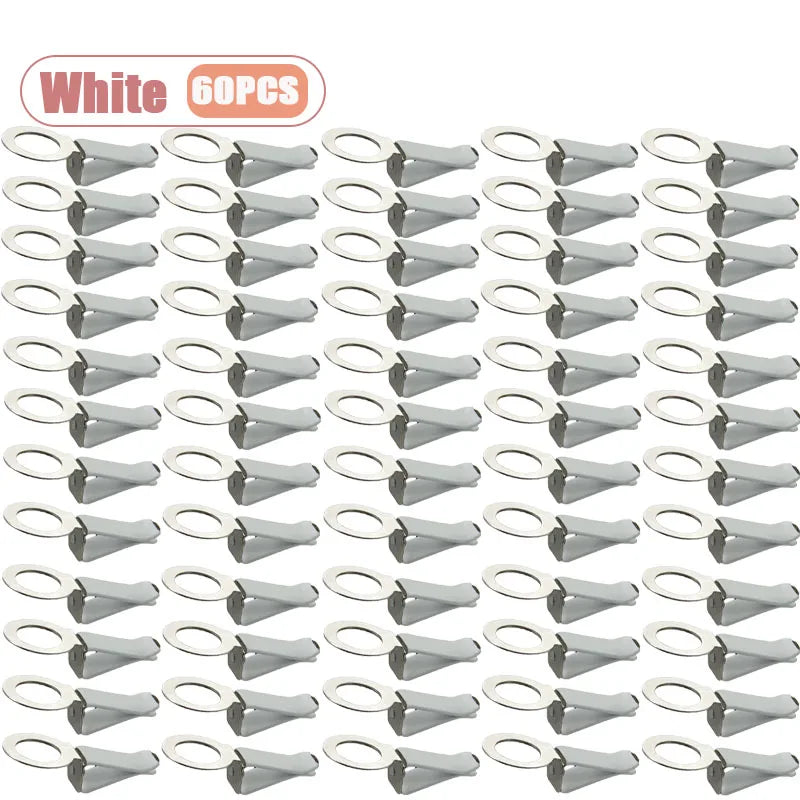 1-60PCS Car Air Vent Perfume Clip 360° Rotatable Air Vent Fragrance Diffuser DIY Car Accessories Interior Decoration Oasis Select White-60PCS