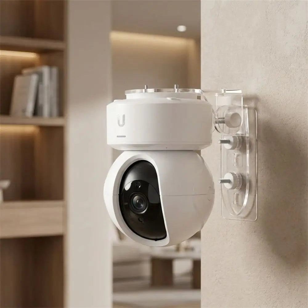 Acrylic Video Surveillance Camera Mount L Shape Adjustable-angle Security Camera Brackets Upside-Down Mount Drill-Free Fixer Oasis Select