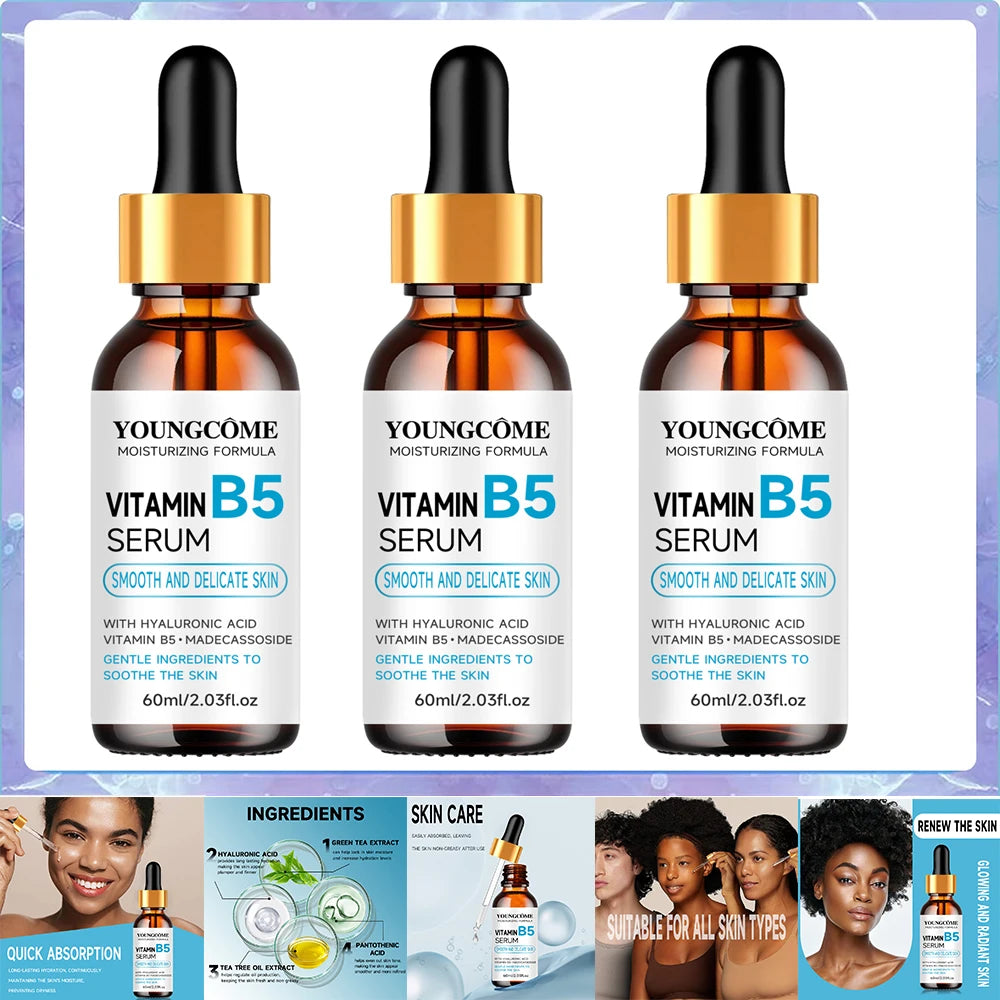 YOUNGCOME B5 Hyaluronic Acid Serum – Brighten & Firm Face Serum Oasis Select 60ml-3pcs