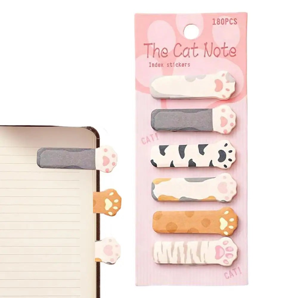 Cartoon Animals Sticky Notes Cat Notepaper Memo Clips Index Tabs Self Adhesive Page Markers Decorative Paper Book marks Office Oasis Select 02
