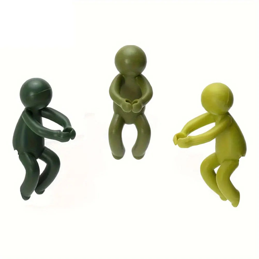 1-6 PCS Cute Plant Stand Plastic Plant Support Pile Greenhouse Arrangement Fixed Rod Indoor Flower Plant Vine Climbing Bracket Oasis Select 3Pcs Random color