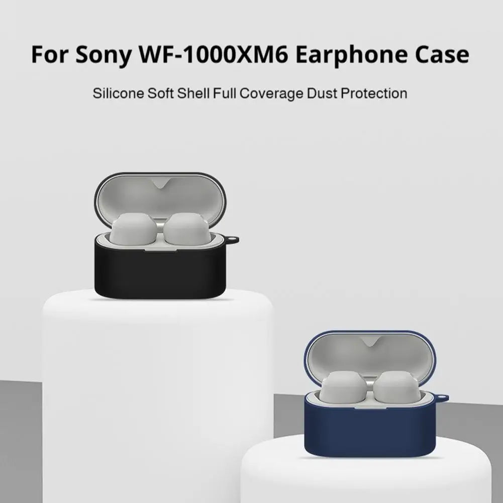 Sony WF-1000XM6 Silicone Case – Shockproof Protective Cover