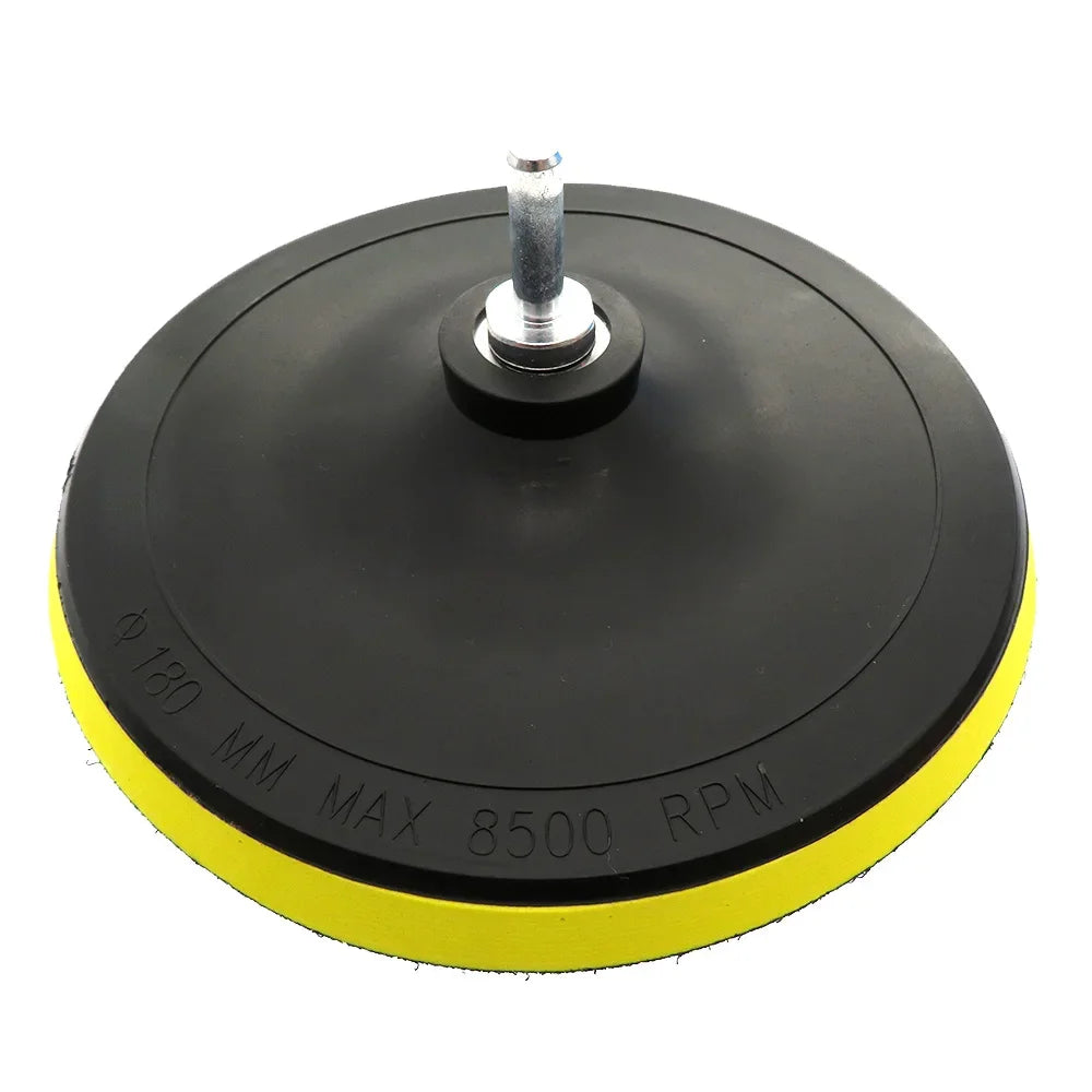 3" 5" 7" 80/125/180mm Polishing Sponge Pad Kit Car Polisher Soft Wave Foam Waffle Pad Car Wash Cleaning Detailing Tool Oasis Select