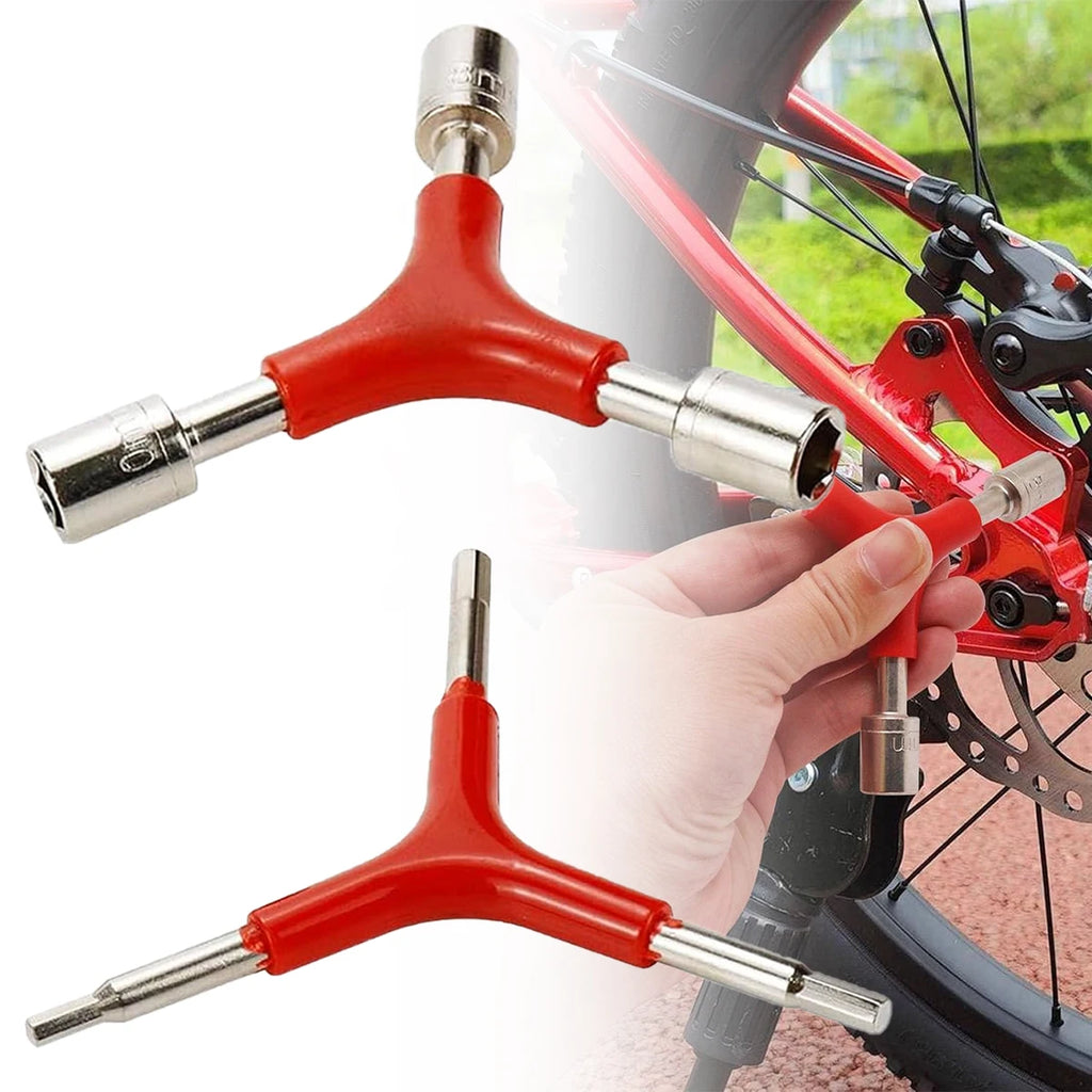 3-Way Y Allen Key Compact Bicycle Multi-Tool for Quick Bike Repairs Portable Hex Wrench for Home On-the-Go Cycling Oasis Select