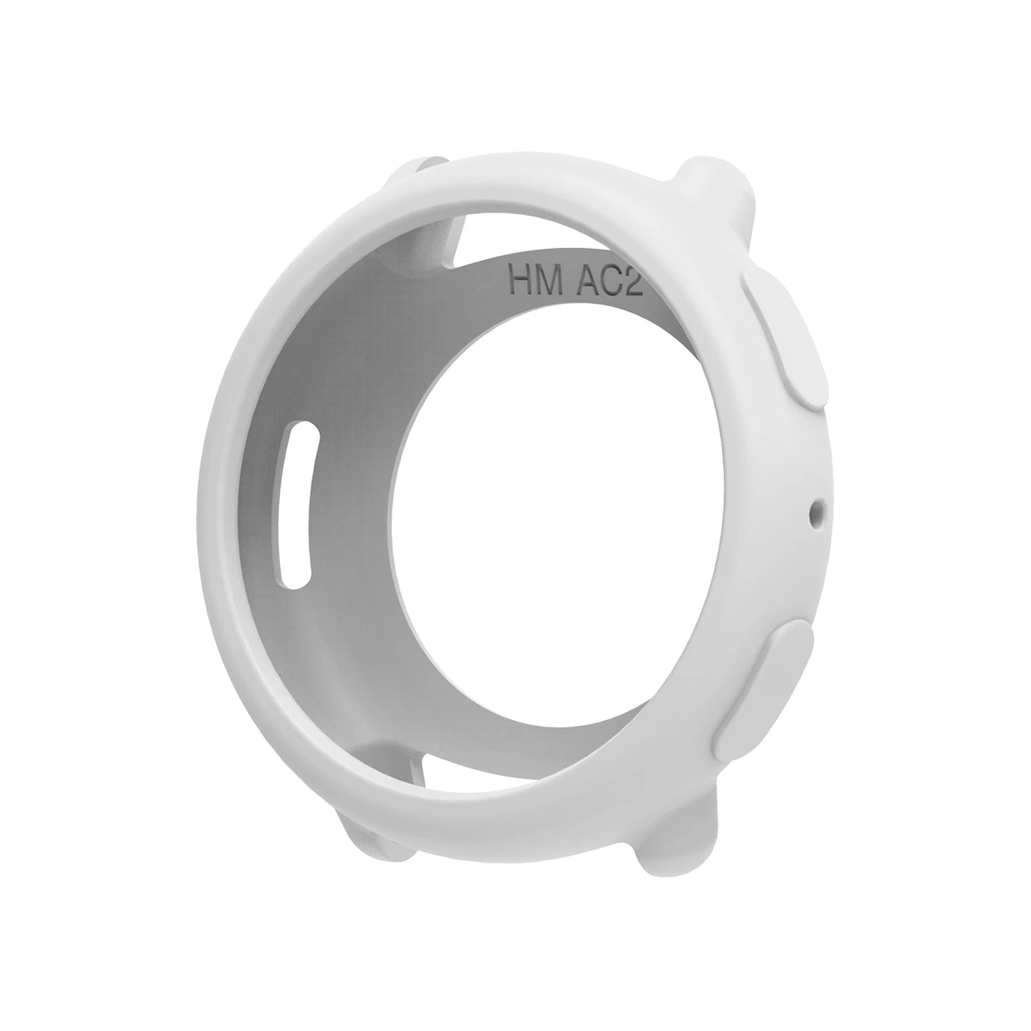 Silicone Case for Amazfit Active 2 – Candy Color Full Cover Smartwatch Case Oasis Select WHITE