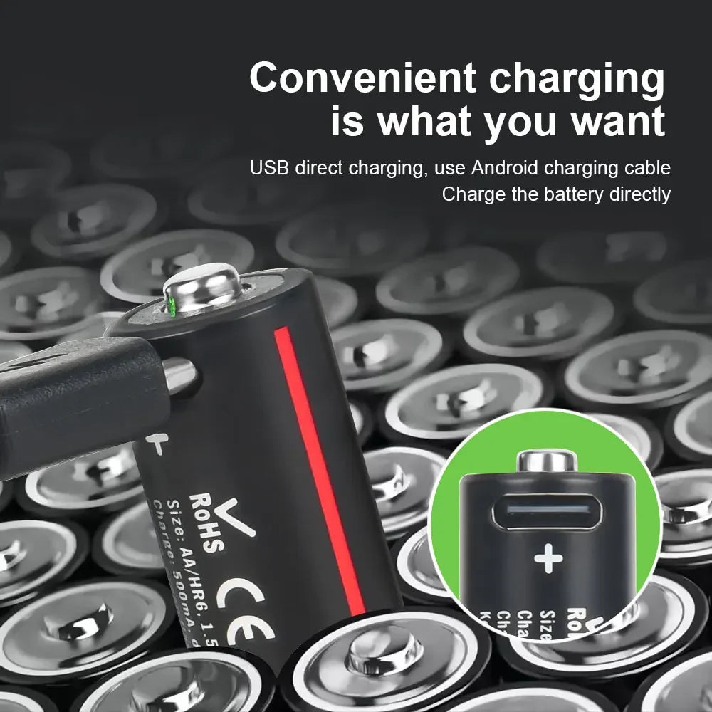 Soshine USB Lithium 600mWh 1.5V AAA Battery and 3500mWh 1.5V AA Rechargeable Batteries Li-ion AA and AAA Rechargeable Batteries Oasis Select