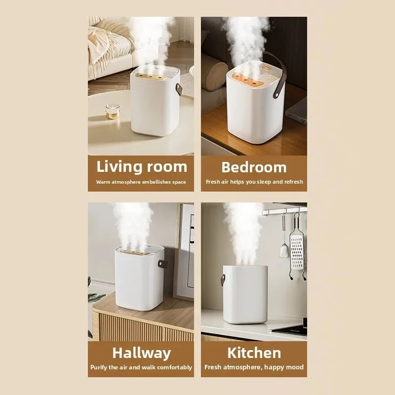 1.8L Night Light Humidifier & Essential Oil Diffuser | 3 Spray