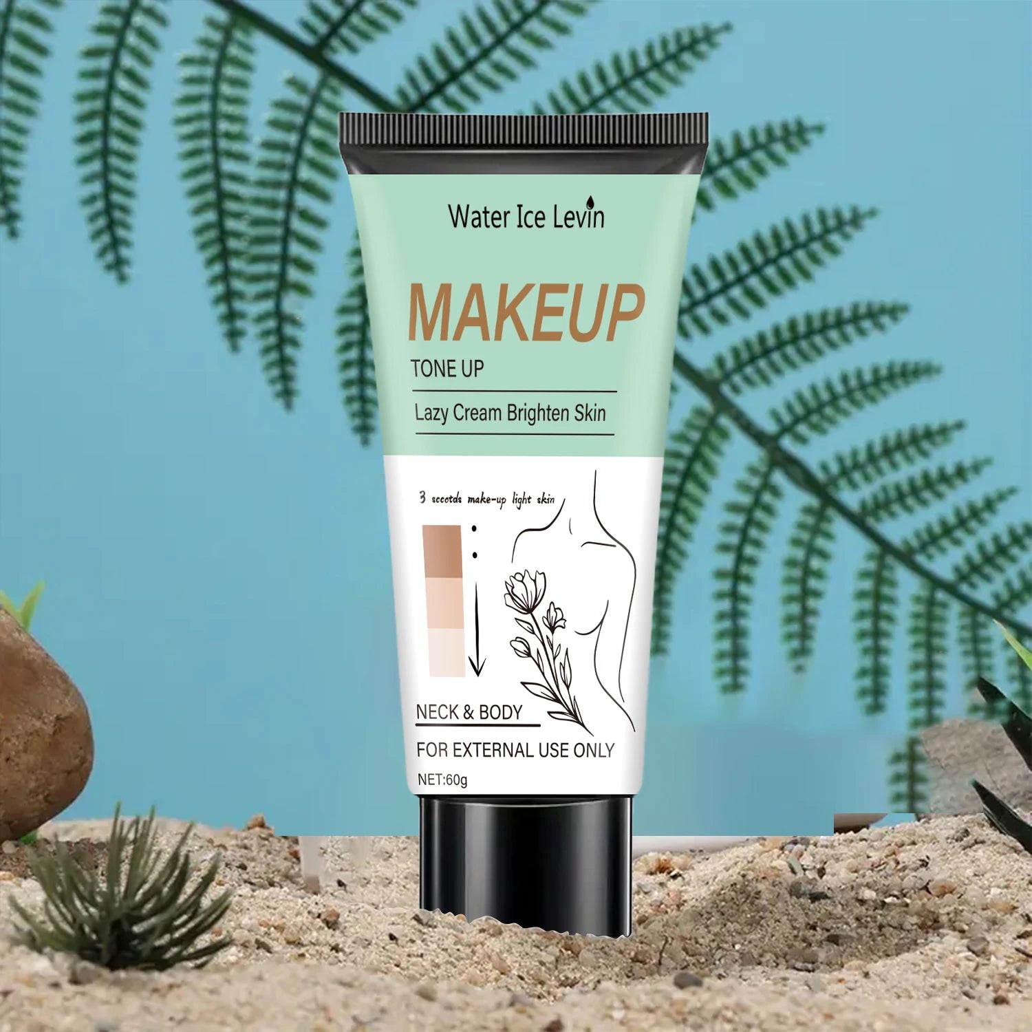 Facial & Body Brightening Toning Cream – 60g | Water Ice Levin Brightening Body Cream Oasis Select