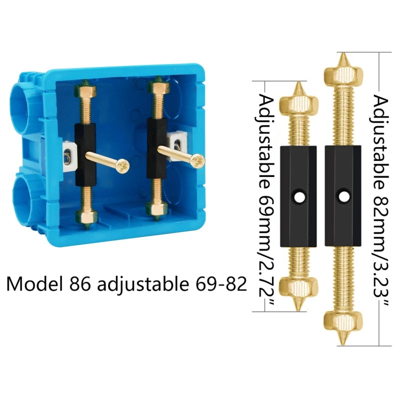 10-Pack Electrical Box Repair Kit – Adjustable Screw Support Rods Electrical Box Repair Kit Oasis Select