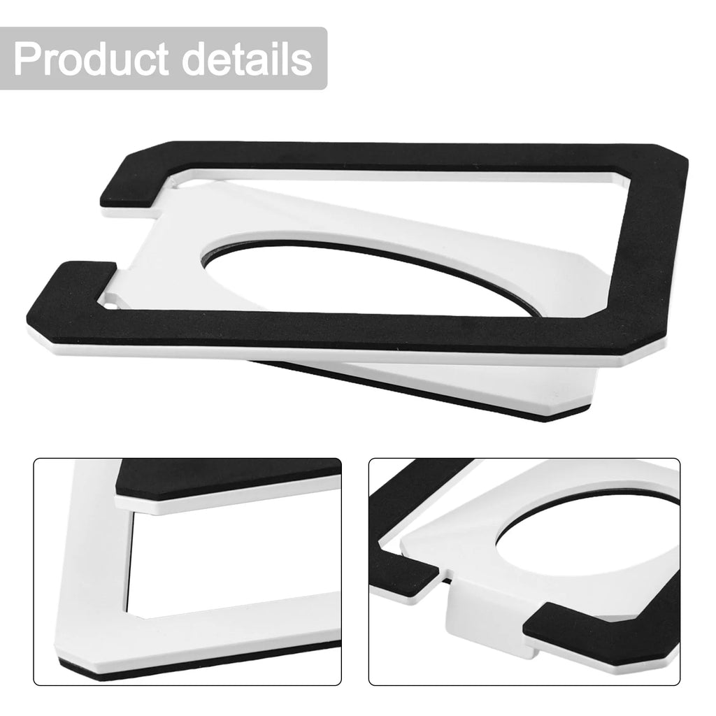 Clean and Minimalistic Design Suitable for Compact 2 3 Speakers Desktop Speaker Stands for PC Tabletop Monitor Oasis Select
