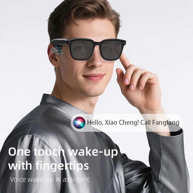 MINGCC AI Bluetooth Smart Glasses – Camera, Music & Calling