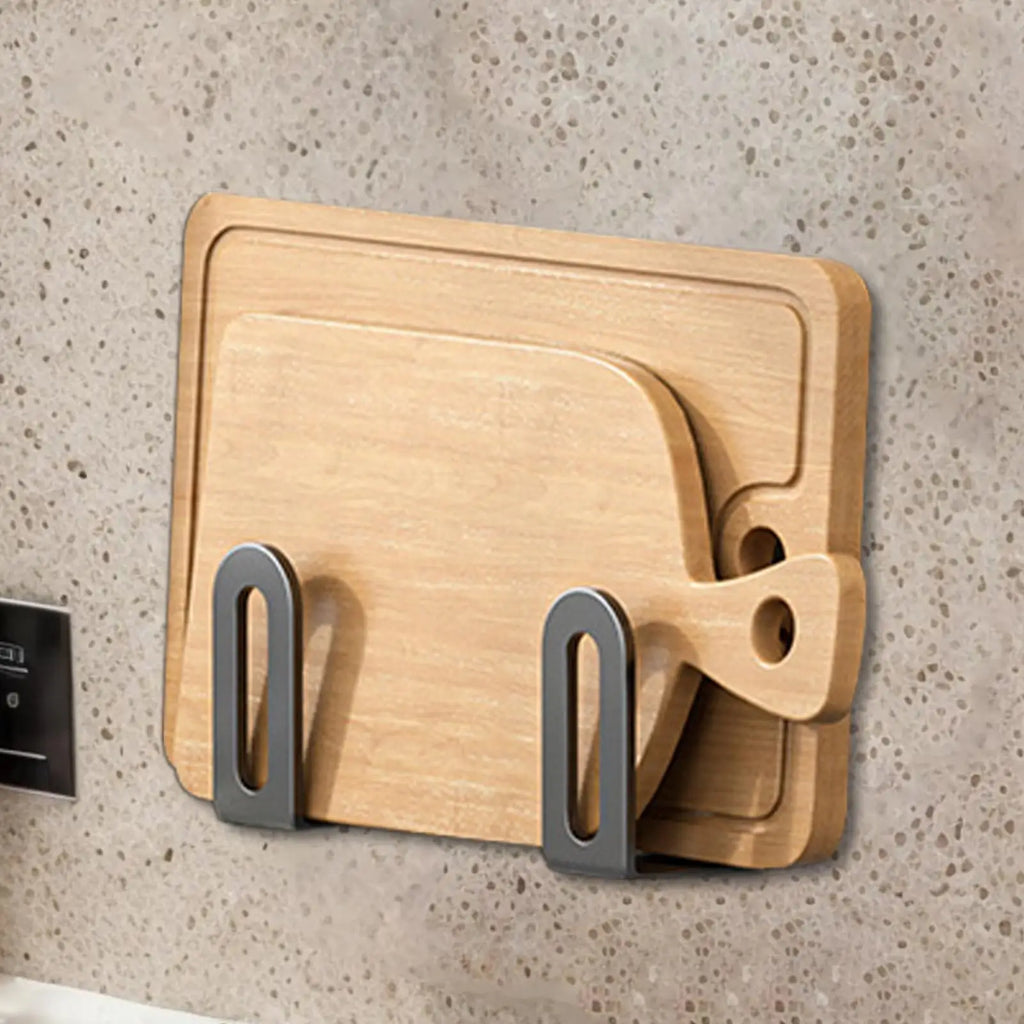 Pot Lid Organizer Wall Mount Pot Lid Hanger Adhesive Rack Organizer Space Saving Storage for Kitchen Bathroom Laundry Room Home Oasis Select
