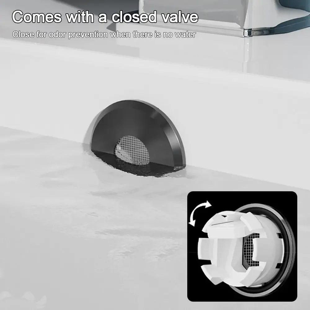 Portable Stainless Steel Sink Overflow Covers Round Replacement Sink Hole Cover Tub Drain Stopper Kitchen Bathroom Supplies Oasis Select