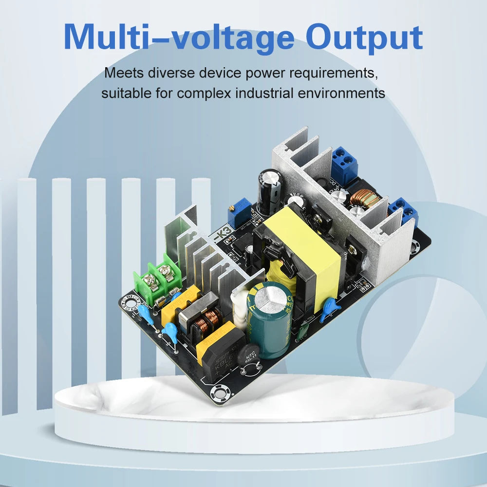 AC 100-240V/DC 141-339V to 18-33V/1.25-31V Switch Power Supply 180W Power Module Buck Converter Dual output Electronic Kit Oasis Select