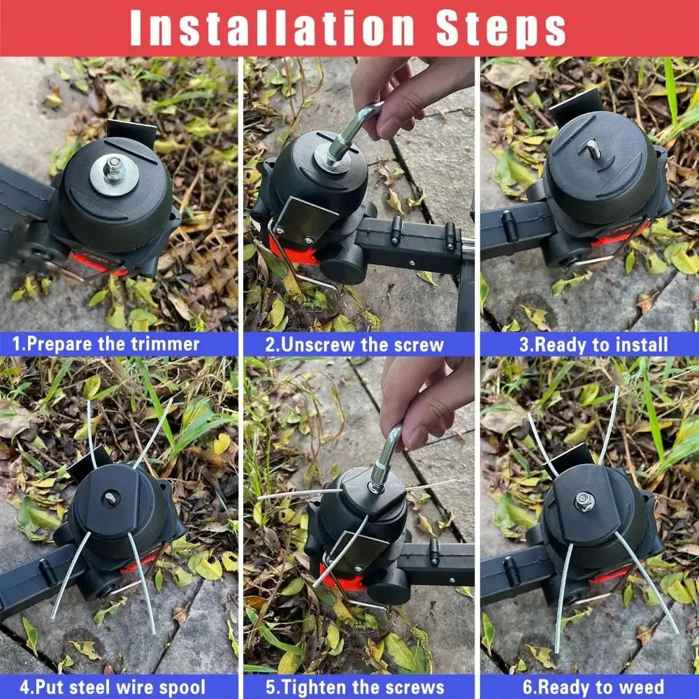 Steel Wire String Trimmer Head | Weed Eater Replacement