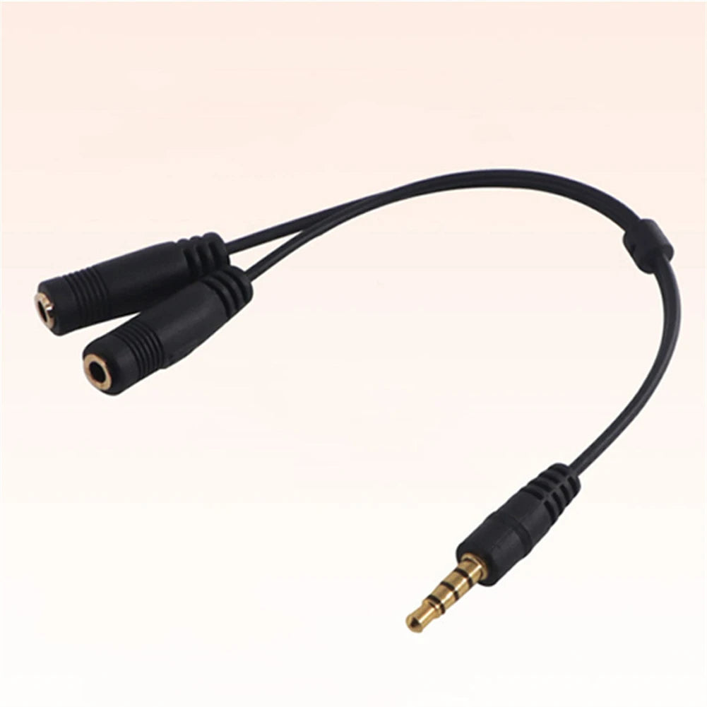 Splitter Headphone For Computer 3.5mm 2 Female To 1 Male 3.5mm Mic Audio Y Splitter Cable Headset To PC Adapter Oasis Select