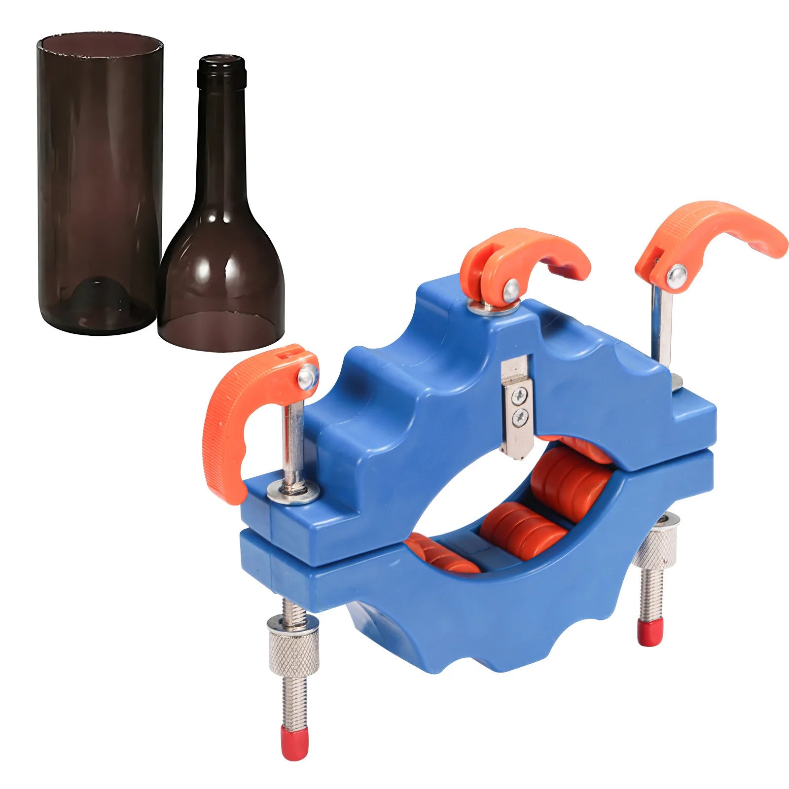 JUSTINLAU Glass Bottle Cutting Machine DIY Tool Wine Beer Bottle Sculpture Glass Tube Cutting Machine Suitable for 1.26-3.7 In Oasis Select