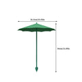 3pcs Round Garden Plant Umbrellas Adjustable Height Waterproof For Outdoor Courtyards Backyard Plant Sun Protecting Parasol Oasis Select 34cm