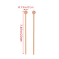 New Sale 1Pair Solid Wood Knocking Sticks Hammer Children's Percussion Instruments Wood Mallets Percussion Sticks for Xylophone Oasis Select ONE SIZE