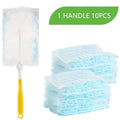 10 Count Disposable Duster Refills Compatible with Swiffer Duster Oasis Select 1 handle 10PCS