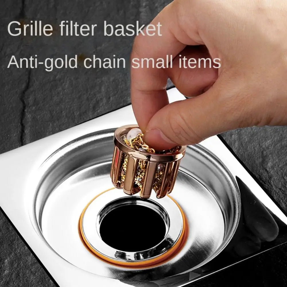 Bathroom Accessories Colander Sewer Seal Shower Drainer Insect Prevention Floor Drain One Way Valve Drain Cover Anti odor Oasis Select