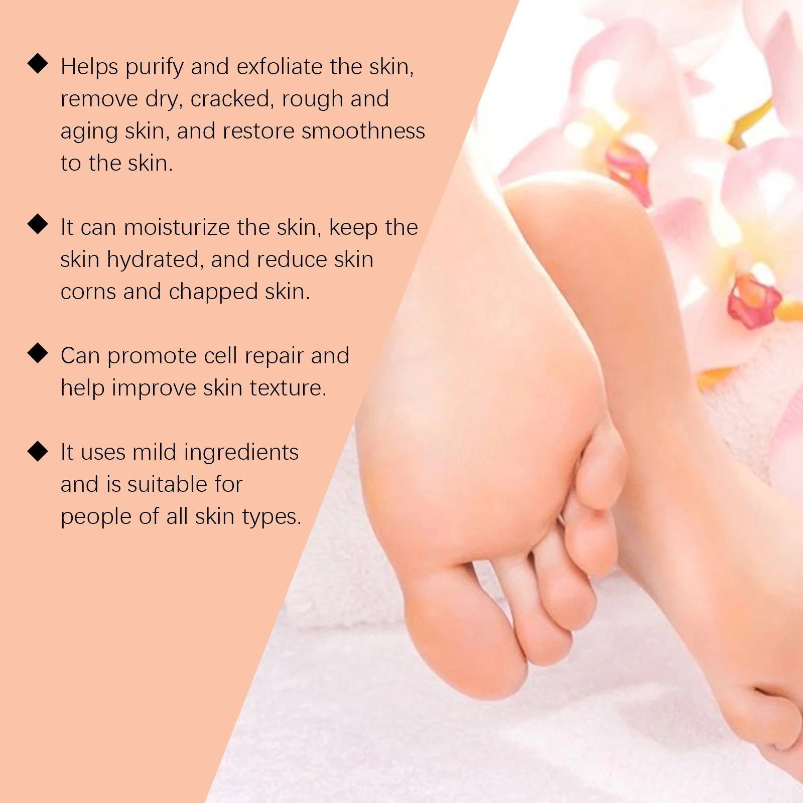 Honey Foot Cream Moisturizer Hand Anti Cracking Repairing Dry Exfoliating Nourishing Cracked Hand Heel Foot Moisturizing Balm Oasis Select