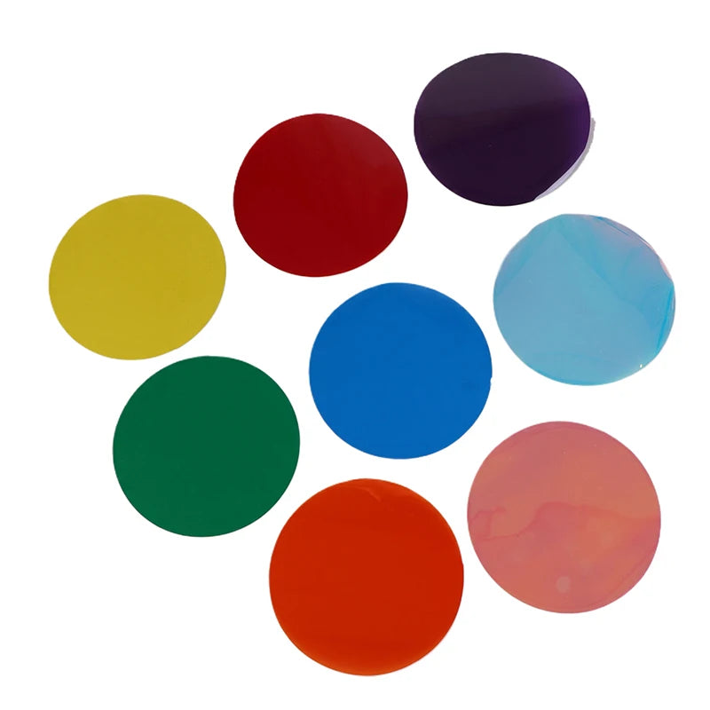 5/10Pcs 10CM Lamp Color Correction Film Self Adhesive Transparent Filter Sheets Light Gel For Headlights Bedrooms Living Rooms Oasis Select