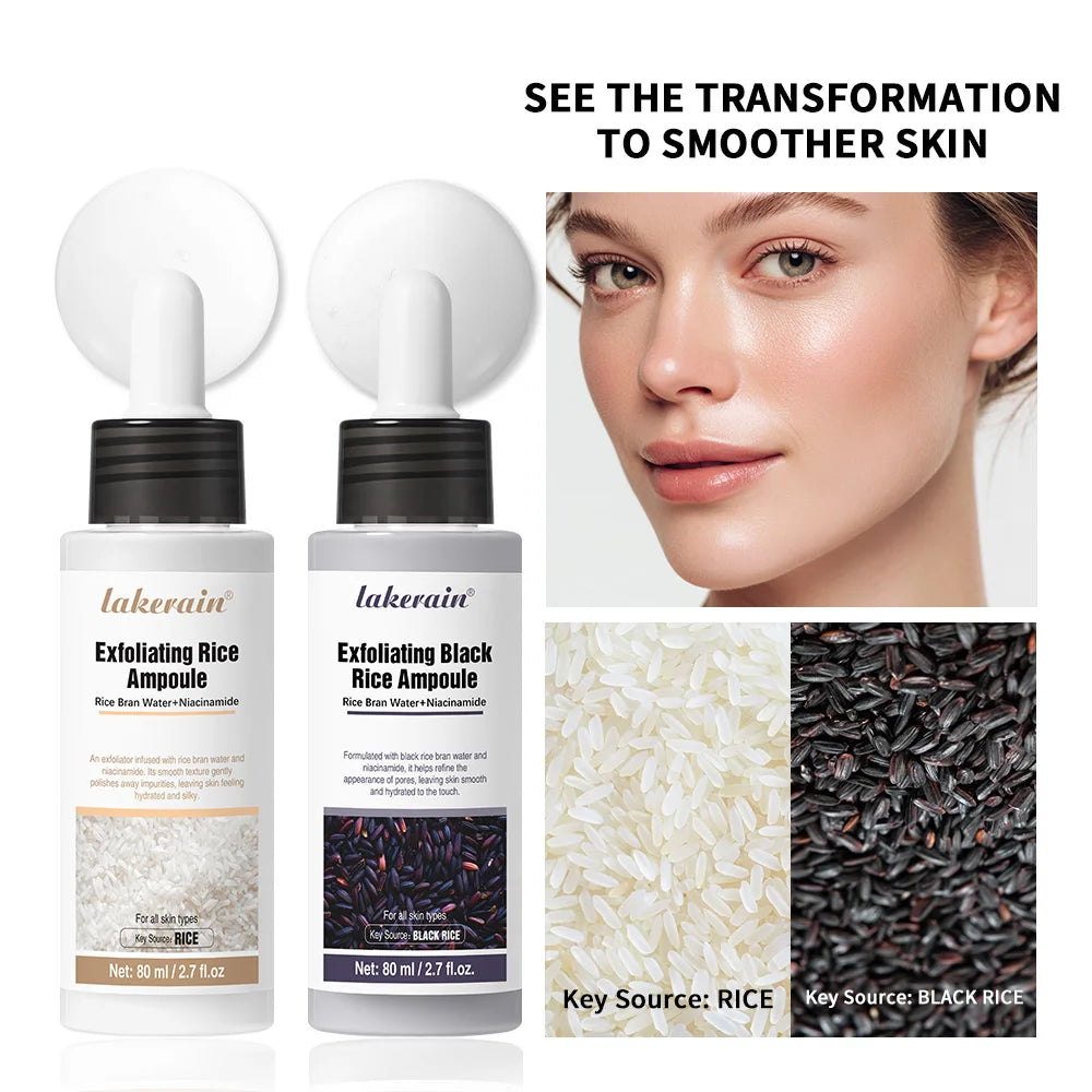 Lakerain Rice Ampoule Exfoliating Scrub – AHA BHA Korean