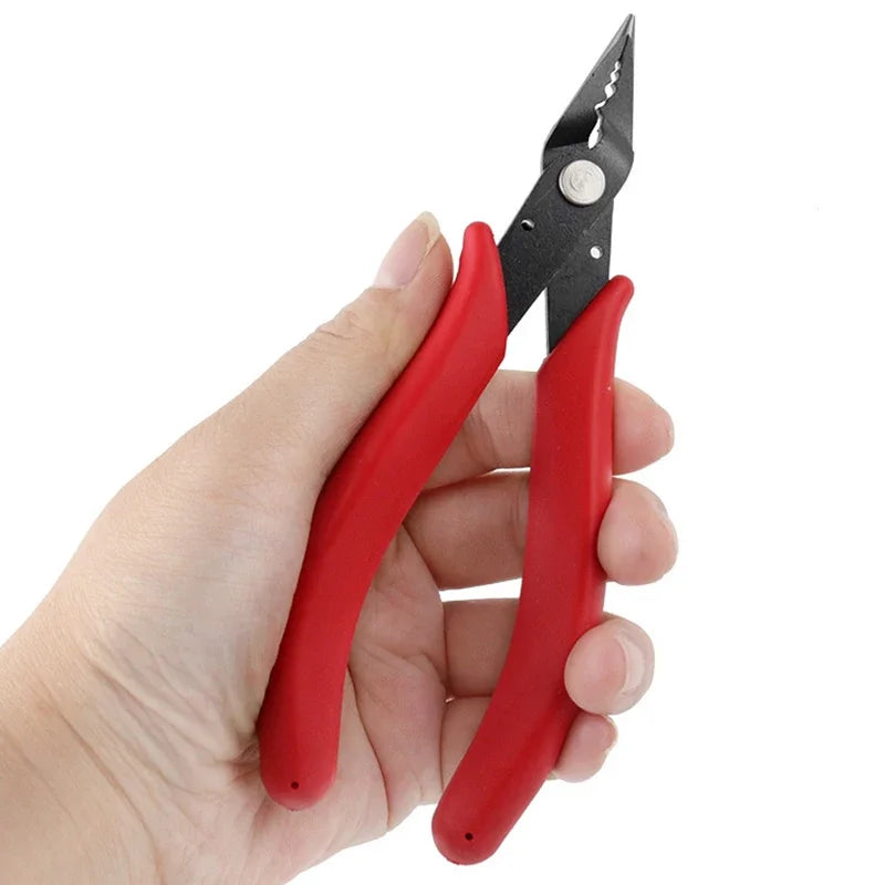 Jewelry Crimping Pliers For Making Tips Tool Tweezers Crimp Nose Pliers Jump Rings & Split Rings Double Rings Diy Accessories Oasis Select