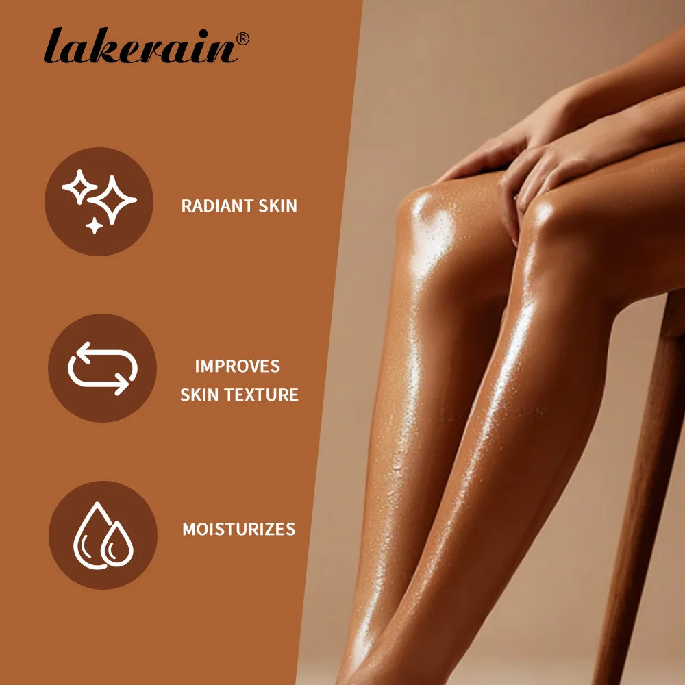 Lakerain Cocoa Body Gel Oil Skin Care Deep Hydrating 200ml Body Oil Cocoa Butter Moisturizing Radian For All Skin Types Oasis Select