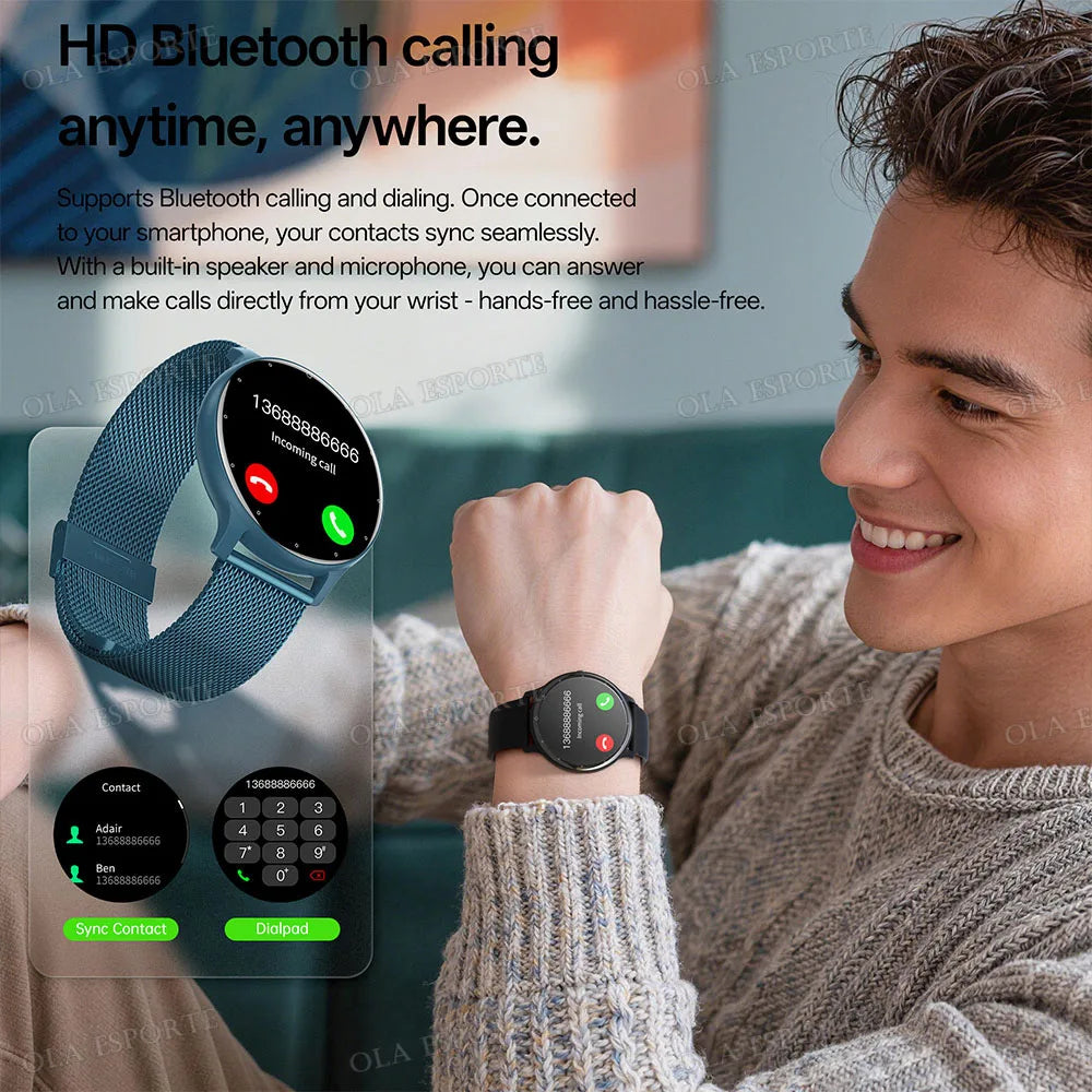 Ola Esporte Smart Watch – Bluetooth Calling, IP67, Full Touch