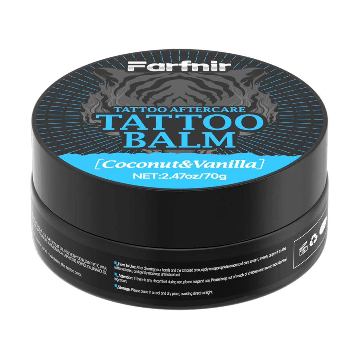 TATTOO BALM Gentle and moisturizing, soothes tattooed skin, essential for tattoo care, keeps tattoo colors vibrant Oasis Select TATTOO BALM 70g