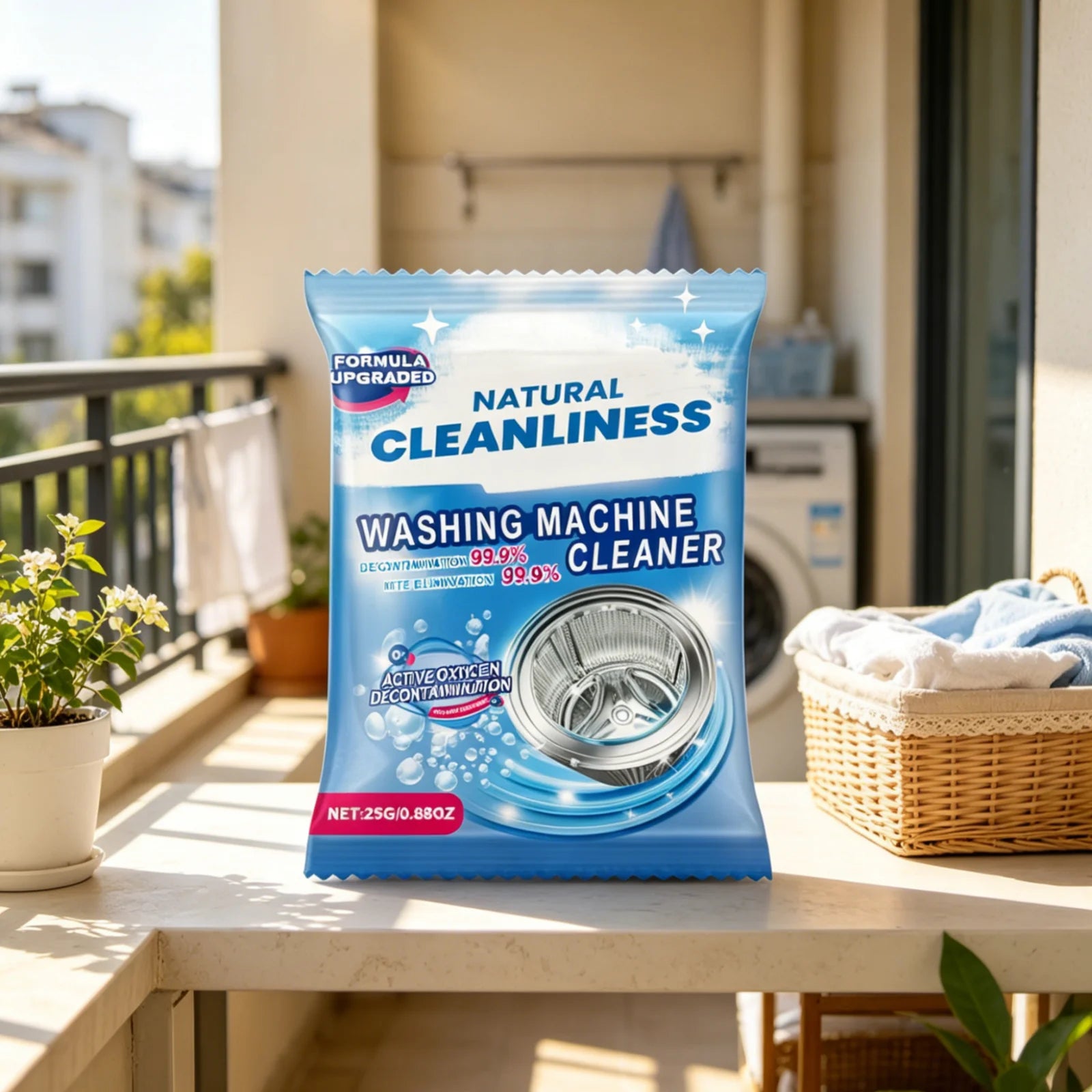 Jakehoe Washing Machine Cleaner Stain Remover Powerful Decontamination Regular Maintenance Mild Formula Washing Machine Descaler Oasis Select