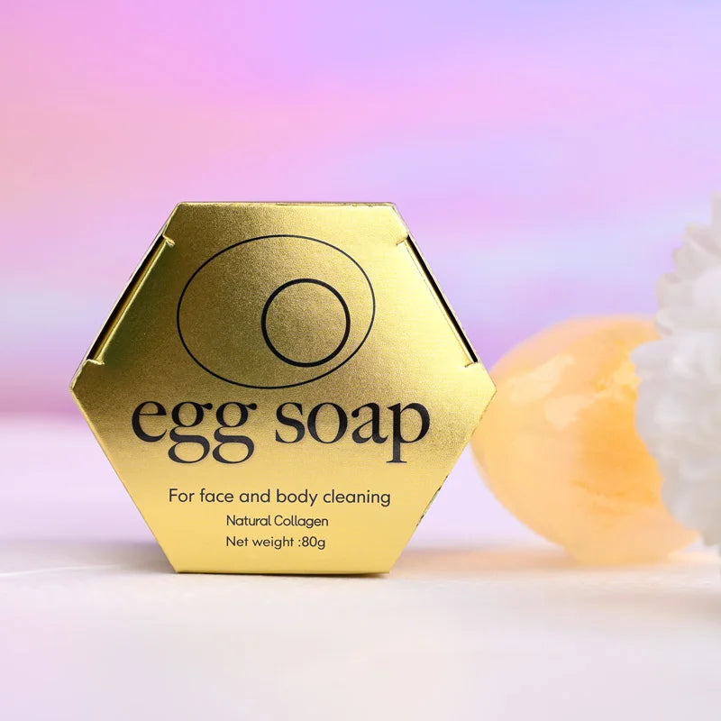 Collagen Egg Soap 80g – Cleanse, Moisturize & Oil Control