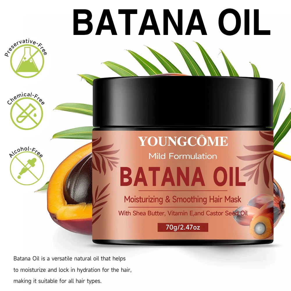 YOUNGCOME Batana Oil Hair Mask – Natural Nourishing Mask 60g