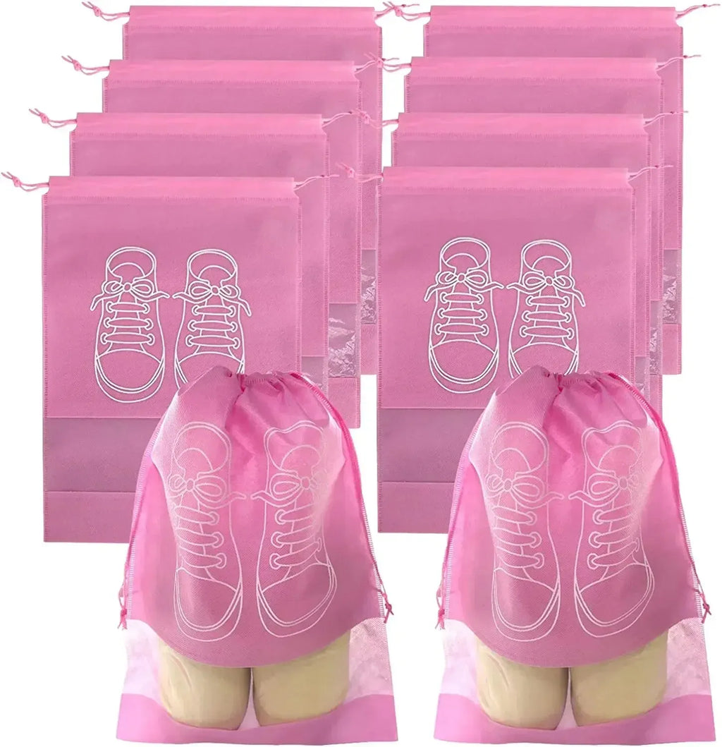 Travel Shoe Storage Bags Non-Woven Waterproof 5 or 10 Pack Shoe Storage Bag Oasis Select