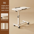 Multi-functional Household GoodsMovable Lifting Bedside Table, Living Room Sofa Side, Home Bedroom Computer Table Oasis Select White C