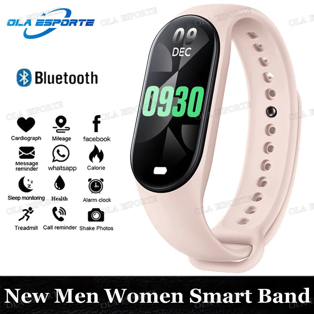 10-Pack Smart Fitness Band | Heart Rate, Sleep & GPS Tracker