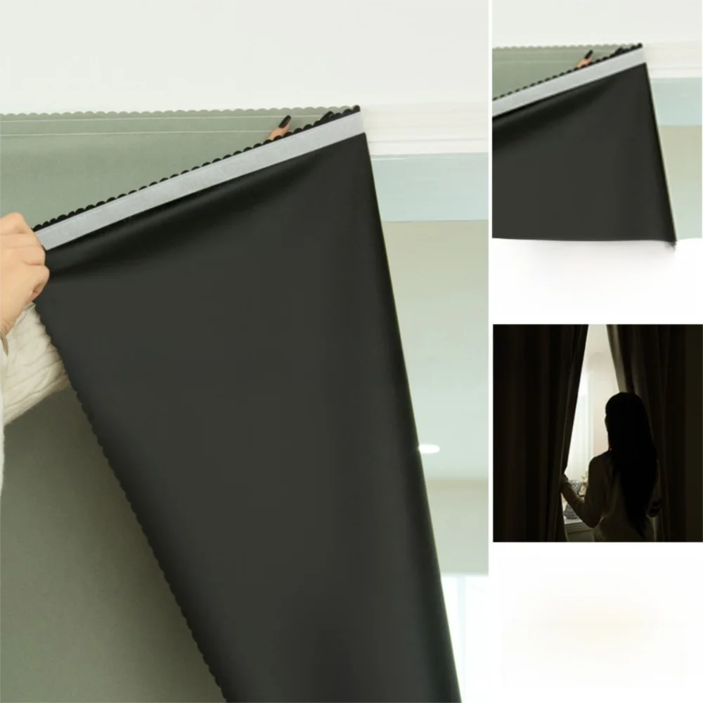 Self-Adhesive Blackout Curtains | No-Drill Privacy Panel